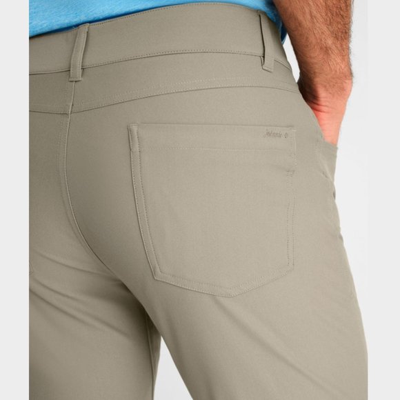 johnnie-O Cross Country Prep-Formance Pant in Light Khaki - Picture 2 of 7